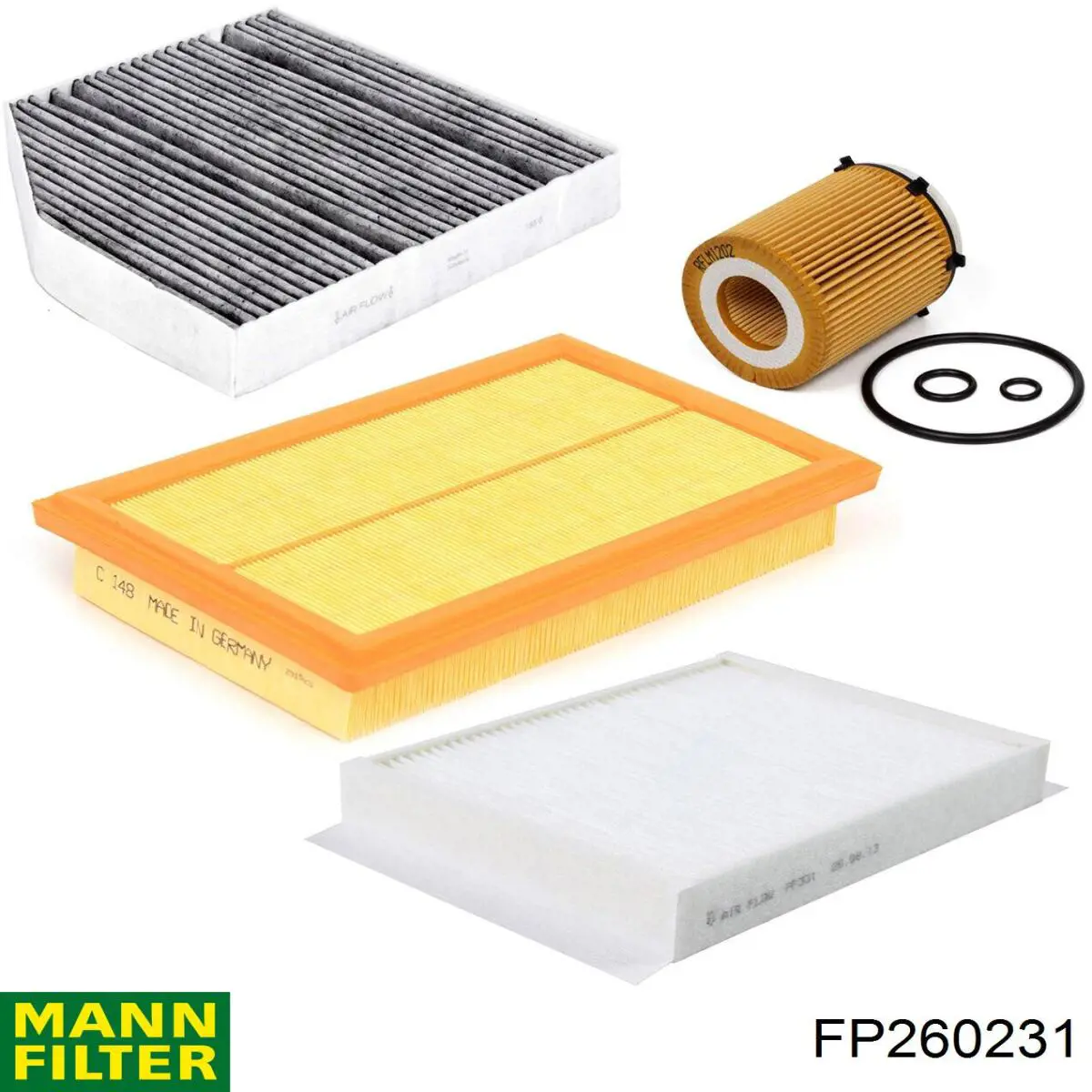 Фильтр воздушный отопителя Mann-Filter FP260231 цена, от 42.74 USD