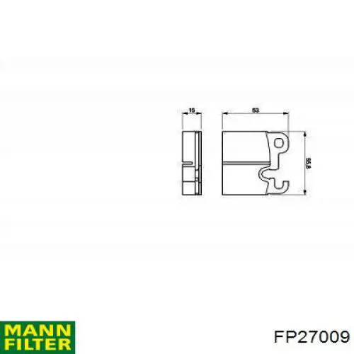 Фильтр салона FP27009 Mann-Filter