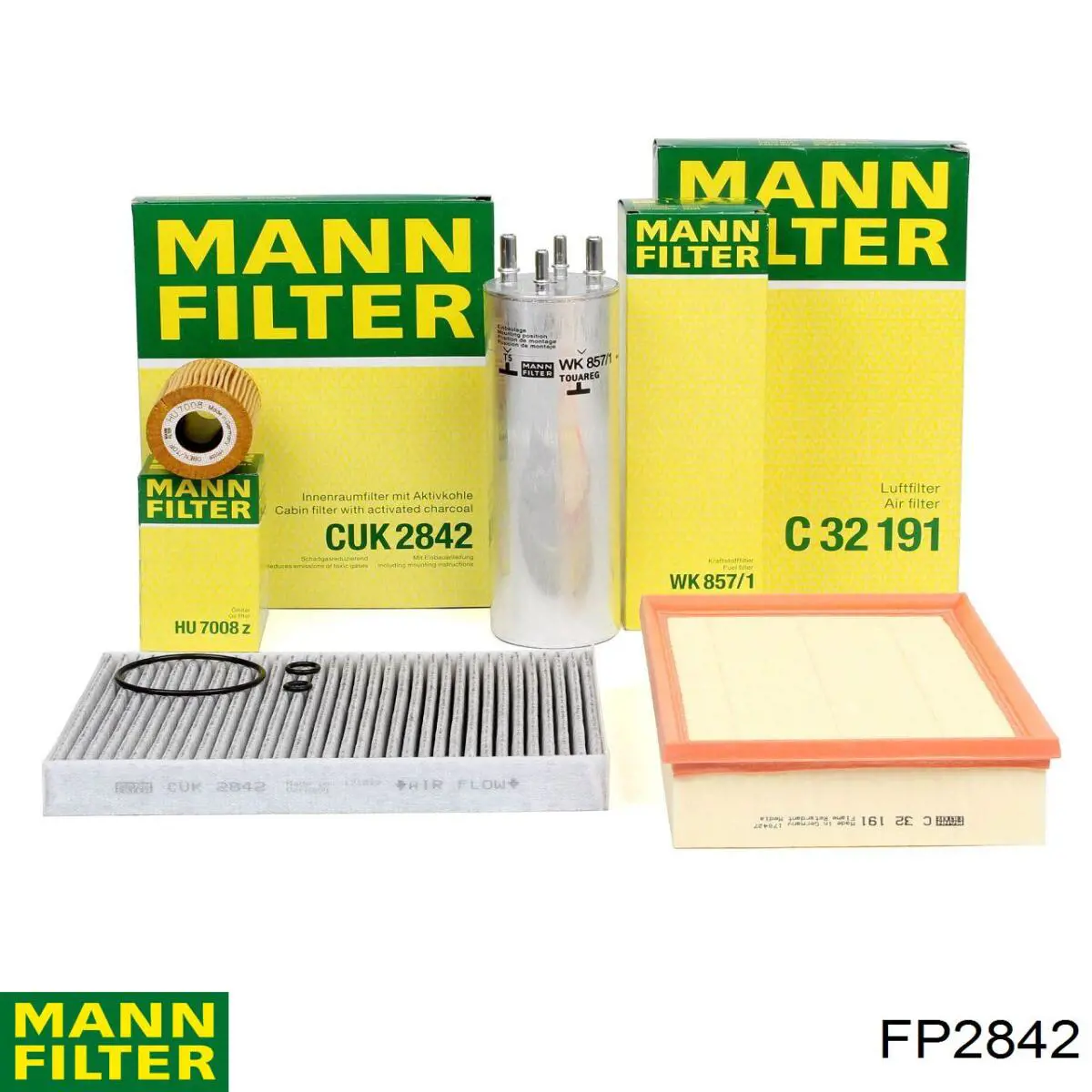 Фильтр салона FP2842 Mann-Filter