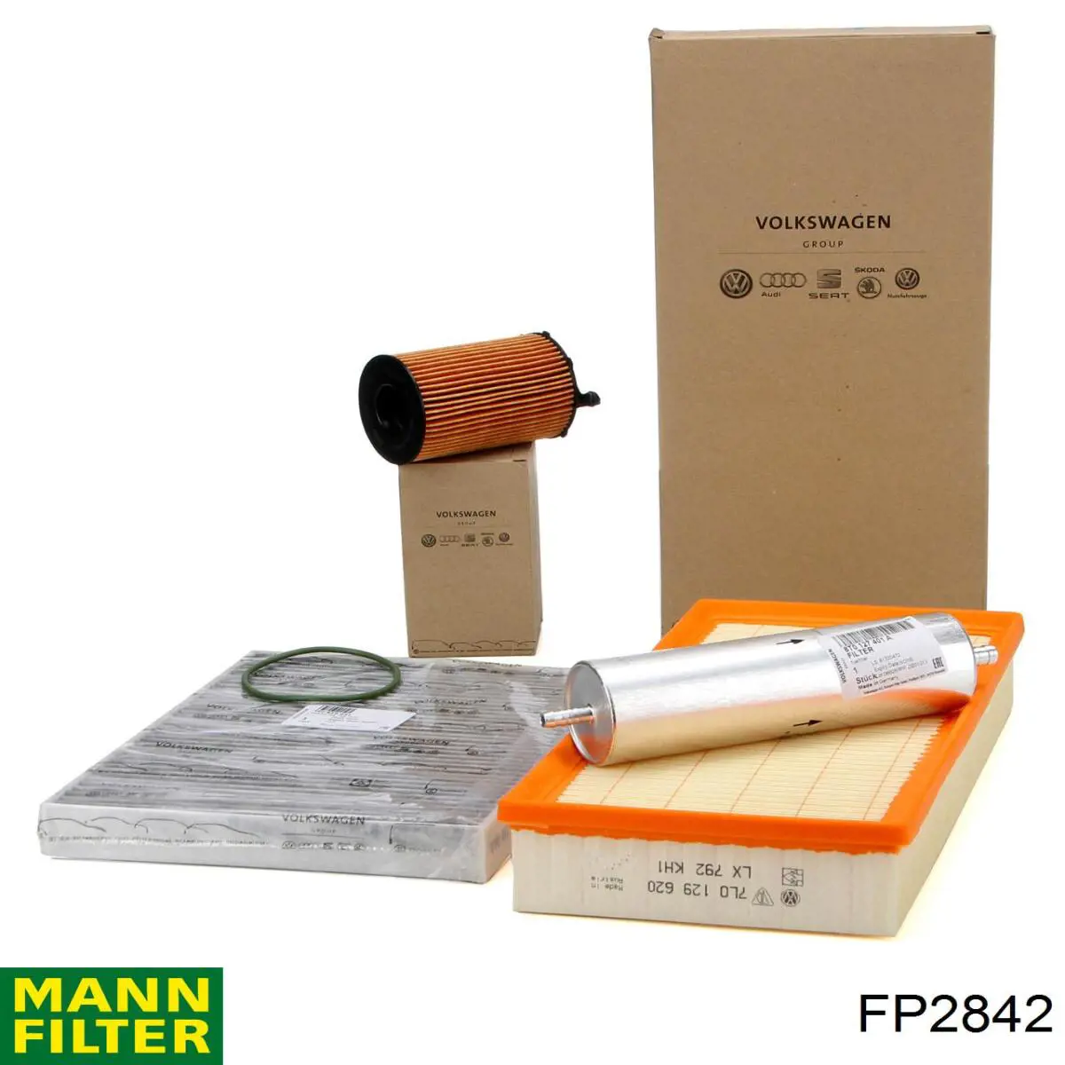 Купить FP2842 Mann-Filter Фильтр салона угольный