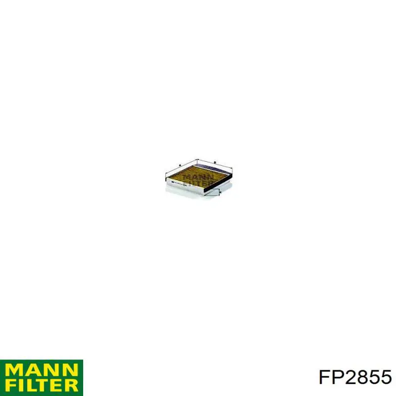 Filtro de habitáculo FP2855 Mann-Filter