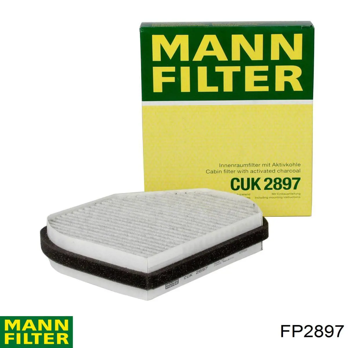 Фильтр воздушный отопителя Mann-Filter FP2897 цена, от 19.27 USD