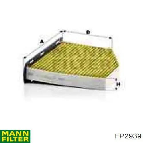 Воздушный фильтр салона Mann-Filter FP2939