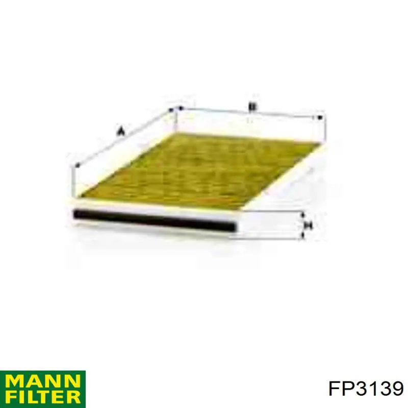 FP3139 Mann-Filter фильтр салона