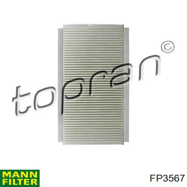 Купить FP3567 Mann-Filter Фильтр салона угольный