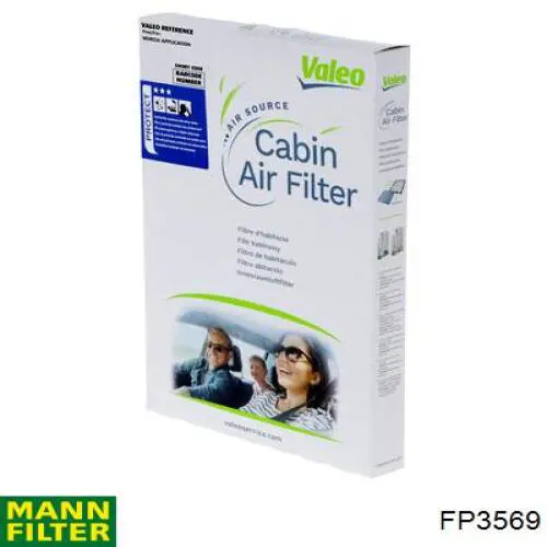 Фильтр салона FP3569 Mann-Filter