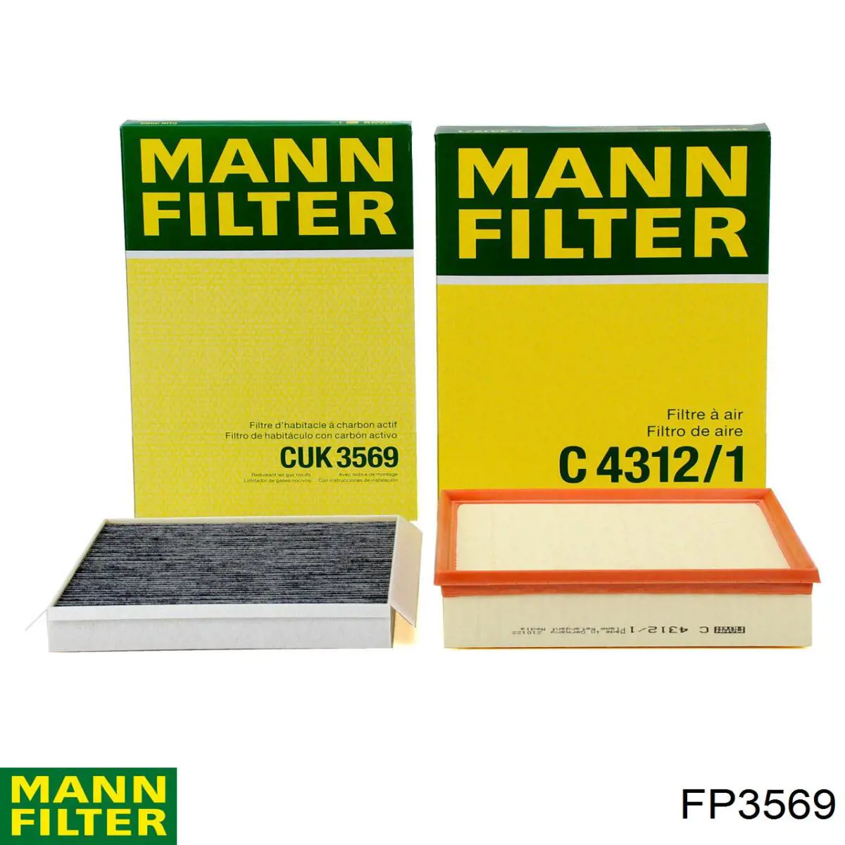 FP 3569 Mann-Filter фильтр салона