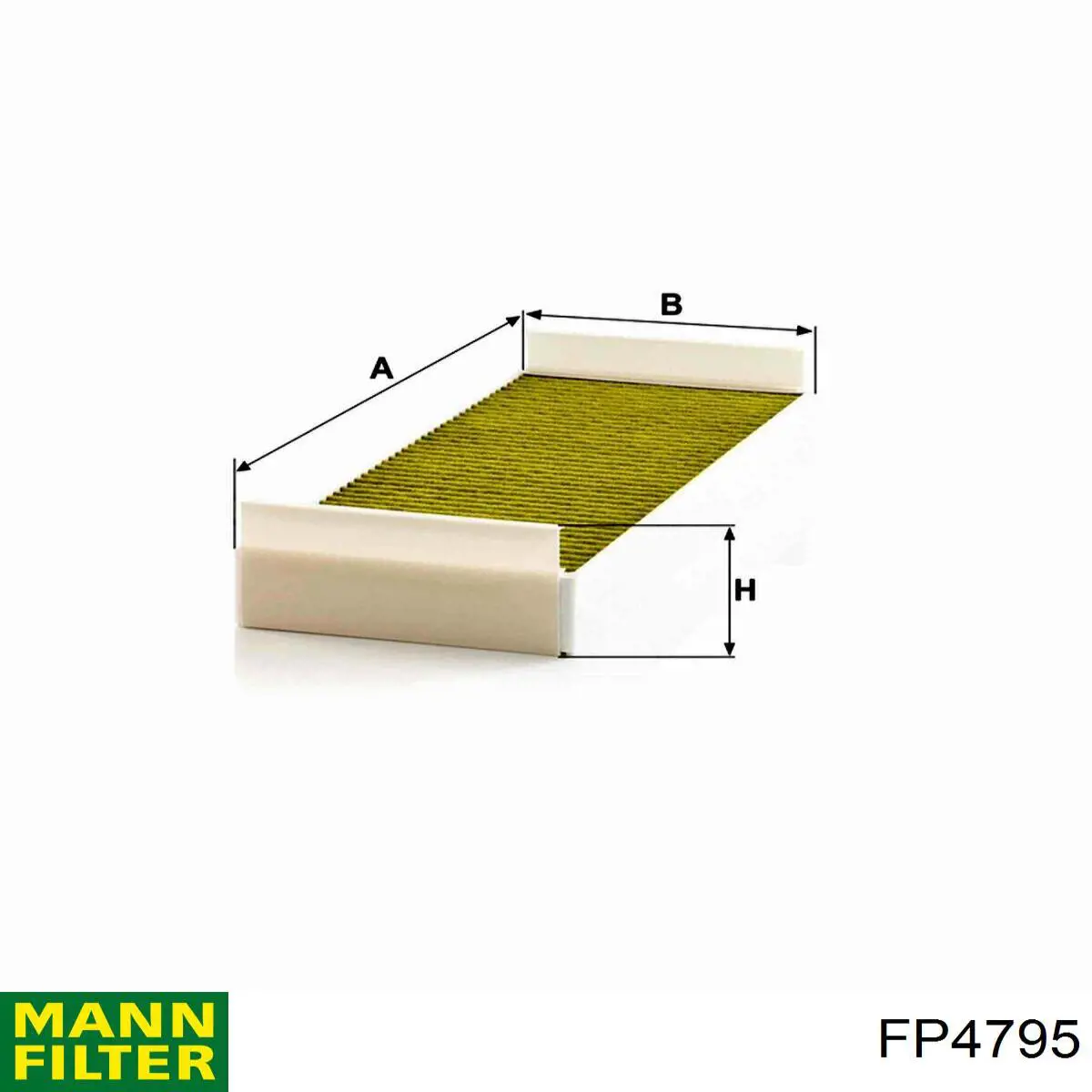 FP 4795 Mann-Filter фильтр салона
