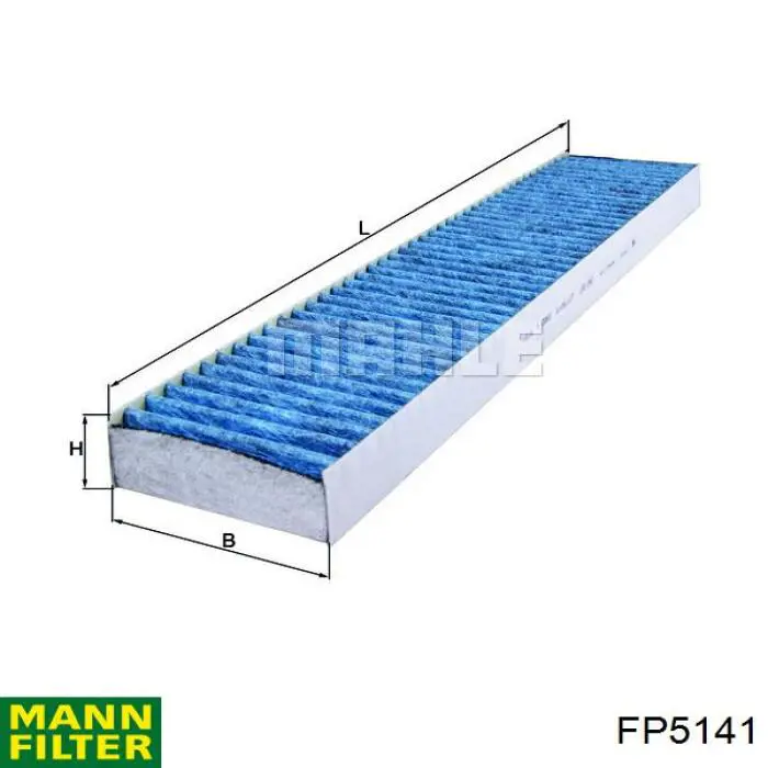 Купить FP5141 Mann-Filter Фильтр салона угольный