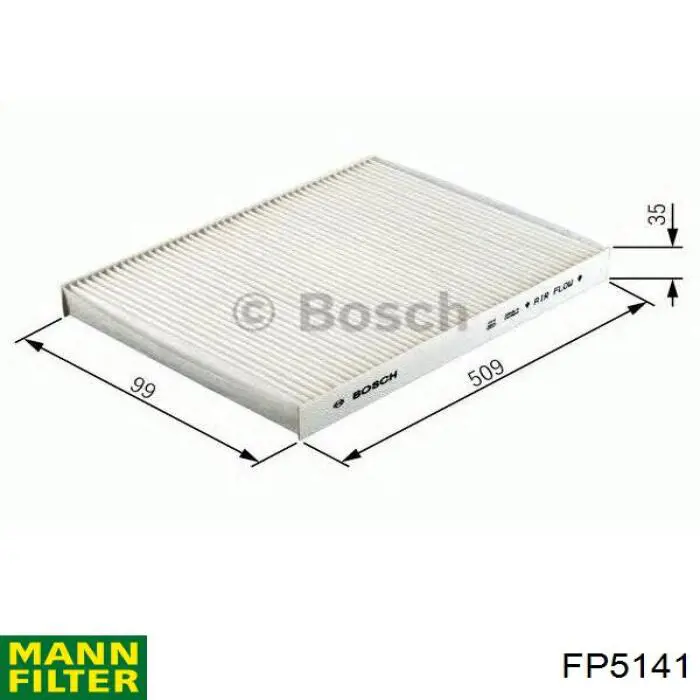 Фильтр воздушный отопителя Mann-Filter FP5141 цена, от 9.94 USD