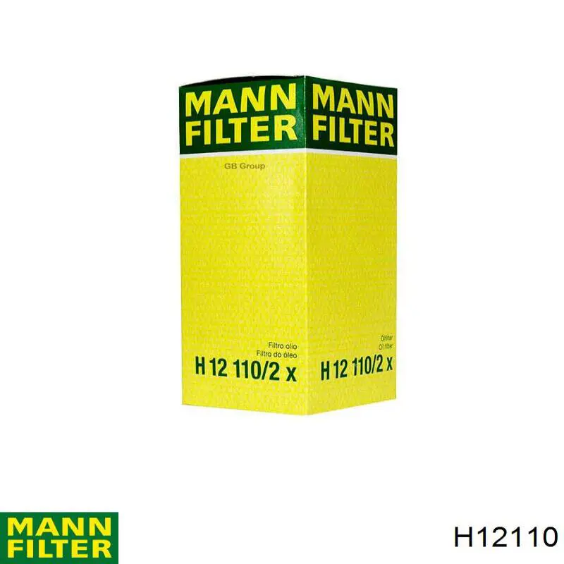 H12110 Mann-Filter Масляный фильтр двигателя