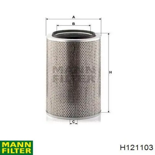 H121103 Mann-Filter масляный фильтр