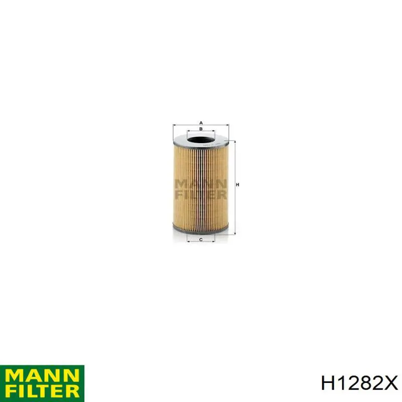 Масляный фильтр H1282X Mann-Filter