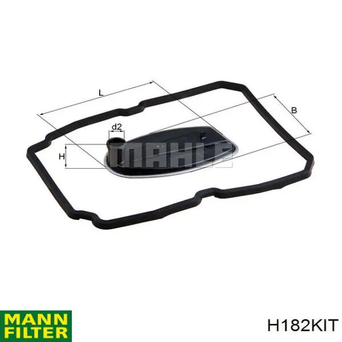 Купить H182KIT Mann-Filter Фильтр автоматической коробки передач
