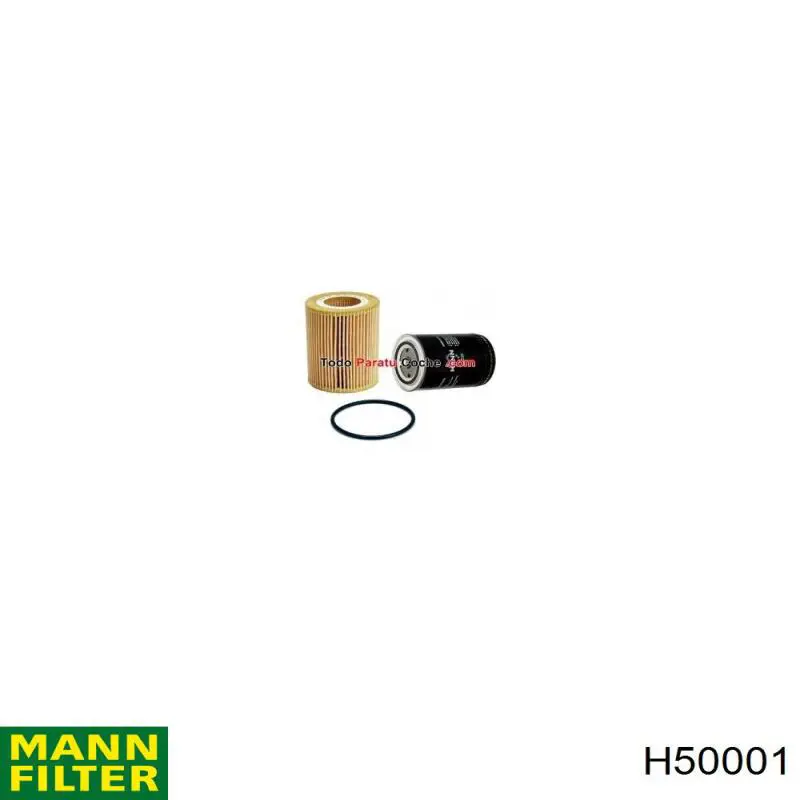 Cárter de aceite, caja automática H50001 Mann-Filter