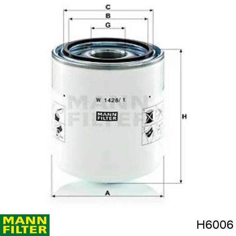  H6006 Mann-Filter