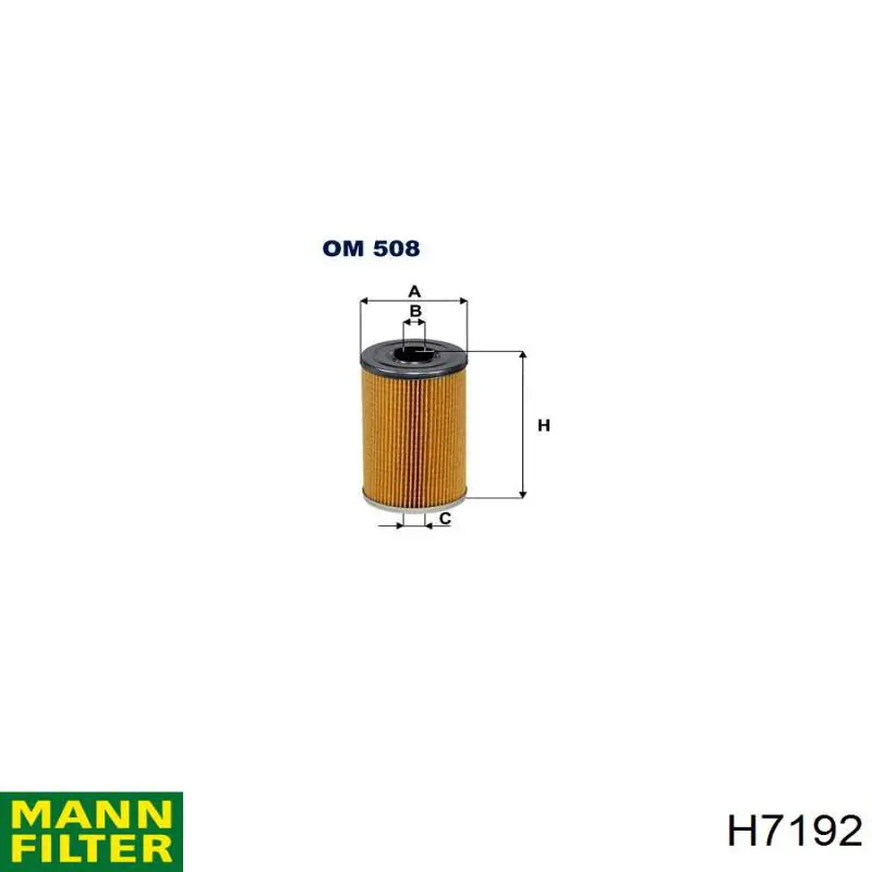 H7192 Mann-Filter