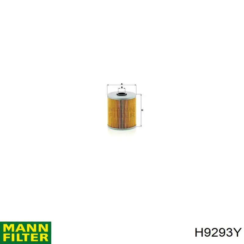 Filtro hidráulico H9293Y Mann-Filter