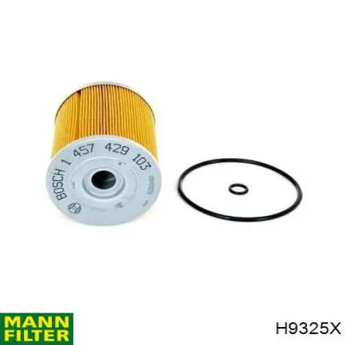 H9325X Mann-Filter filtro de óleo