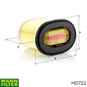 Фильтр гидравлики рулевой рейки Mann-Filter HD722 цена, от 58.47 USD