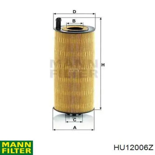 Масляный фильтр HU12006Z Mann-Filter