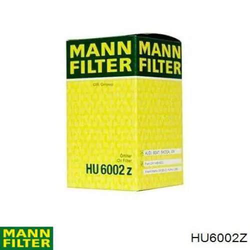 HU6002Z Mann-Filter масляный фильтр