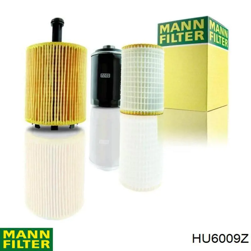 HU6009Z Mann-Filter filtro de óleo