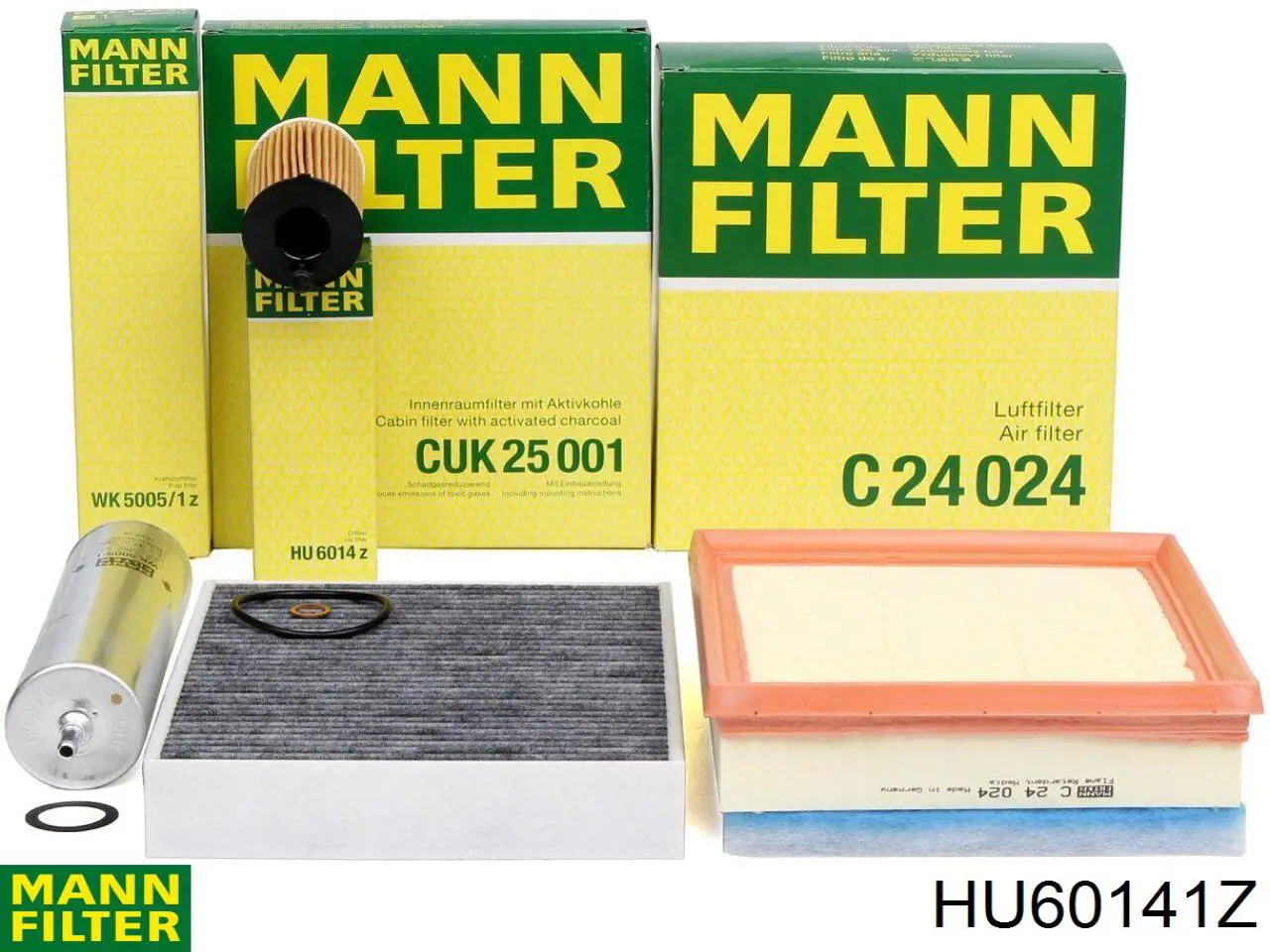 Filtro de aceite HU60141Z Mann-Filter