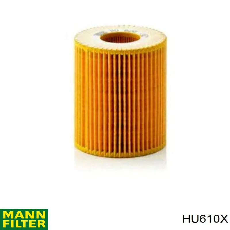 HU610X Mann-Filter filtro de óleo