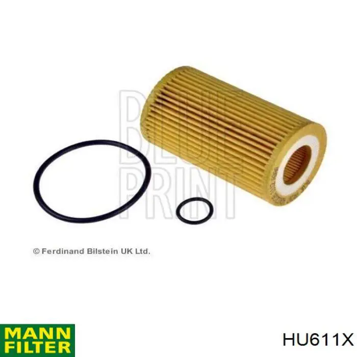 Фильтр очистки масла центробежный Mann-Filter HU611X цена, от 7.21 USD