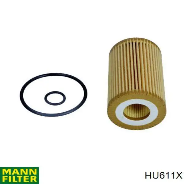 HU611X Mann-Filter Масляный фильтр двигателя