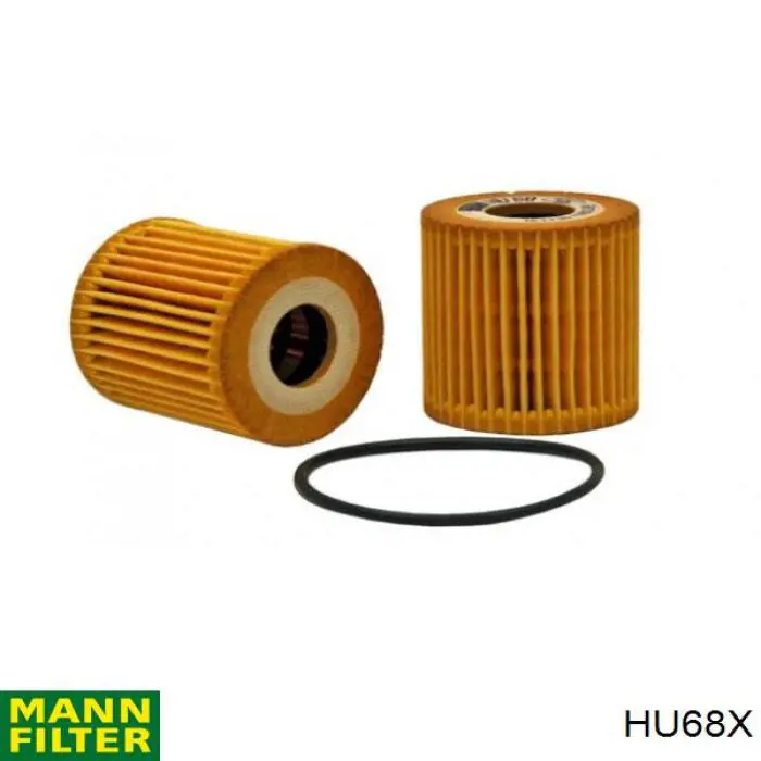 Filtro de aceite HU68X Mann-Filter