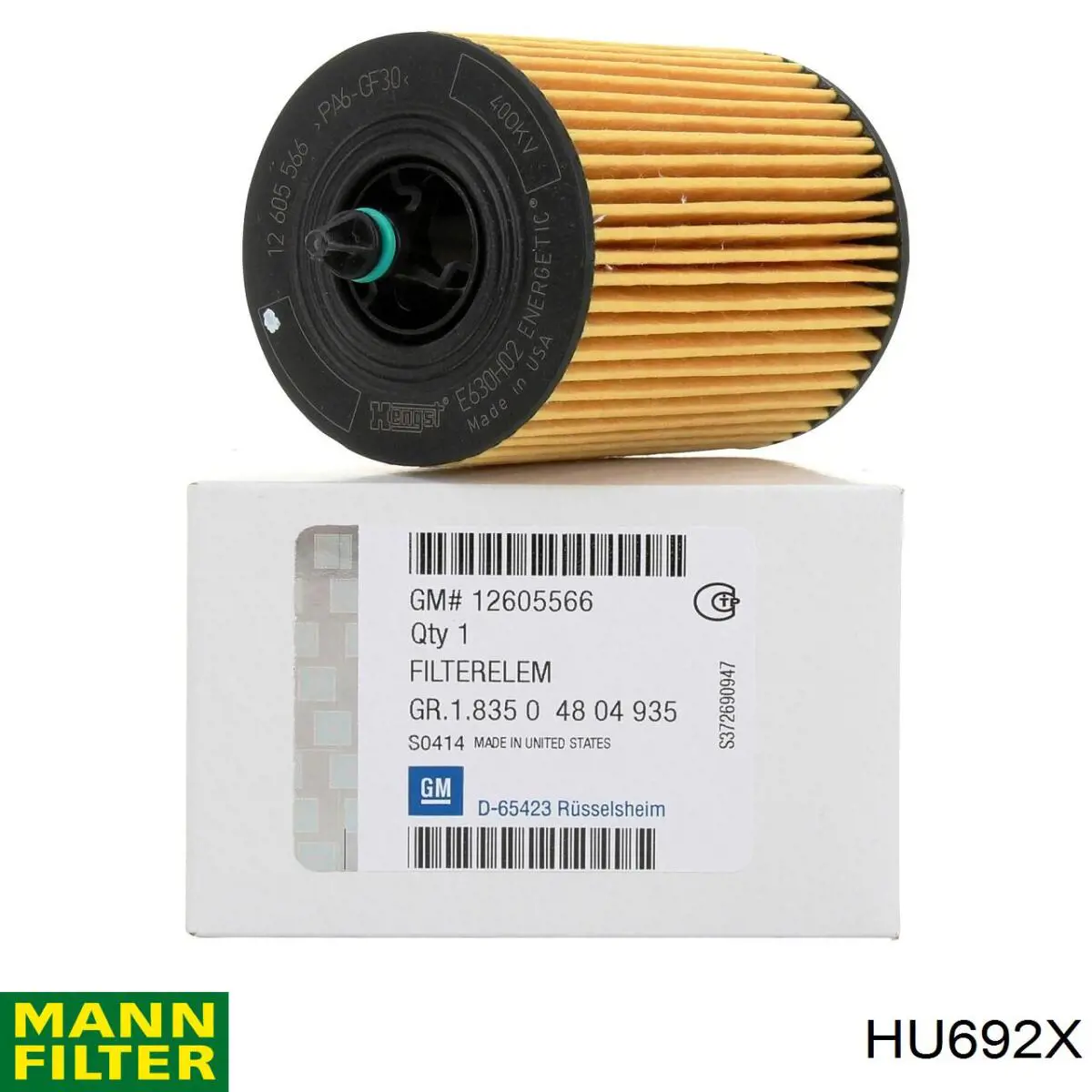 Фильтр очистки масла центробежный Mann-Filter HU692X цена, от 4.20 USD