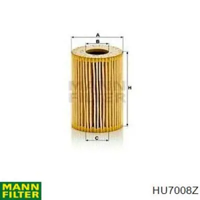 HU7008Z Mann-Filter масляный фильтр