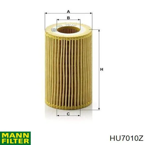 Фильтр очистки масла центробежный Mann-Filter HU7010Z цена, от 9.42 USD