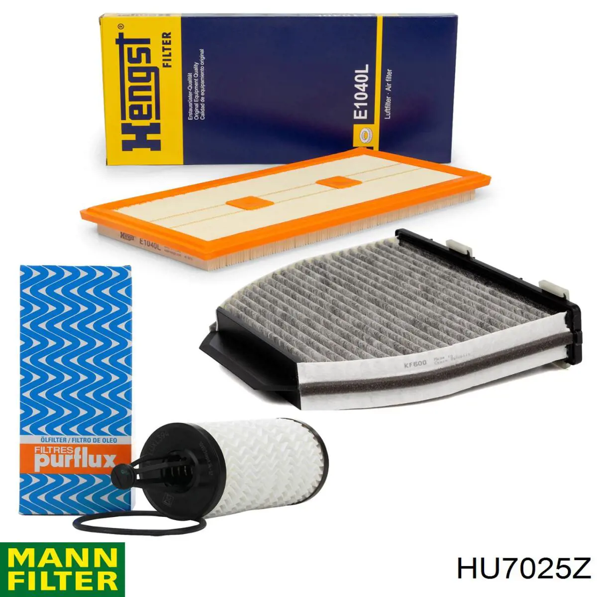 Filtro de óleo HU7025Z Mann-Filter