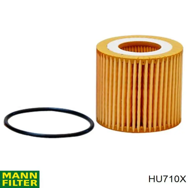 HU710X Mann-Filter filtro de óleo