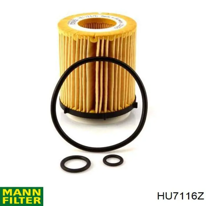 Filtro de aceite HU7116Z Mann-Filter