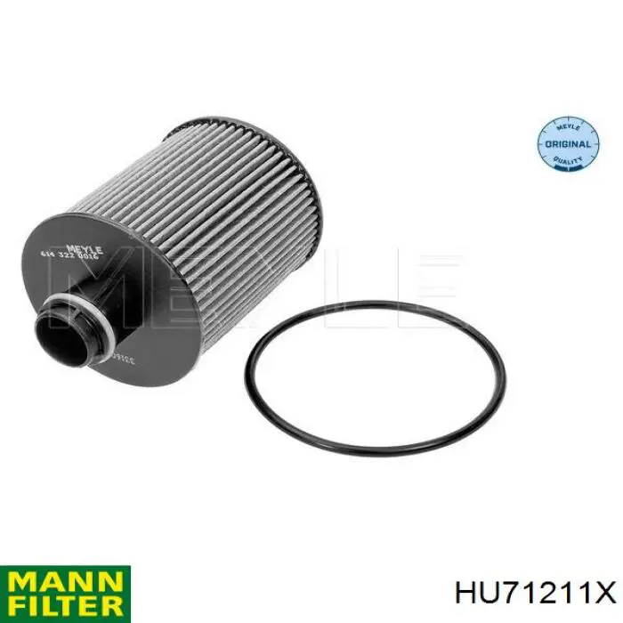 Filtro de aceite HU71211X Mann-Filter
