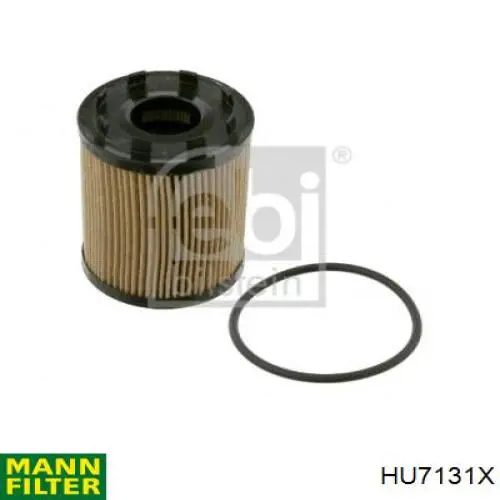 Масляный фильтр HU7131X Mann-Filter
