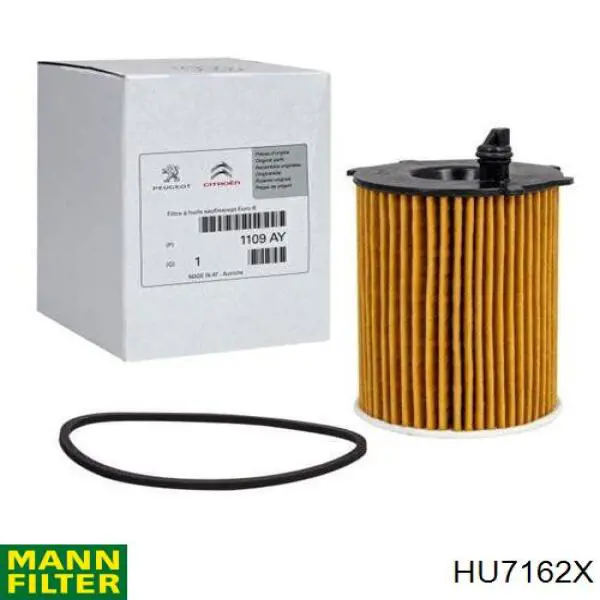 Фильтр очистки масла центробежный Mann-Filter HU7162X цена, от 6.34 USD