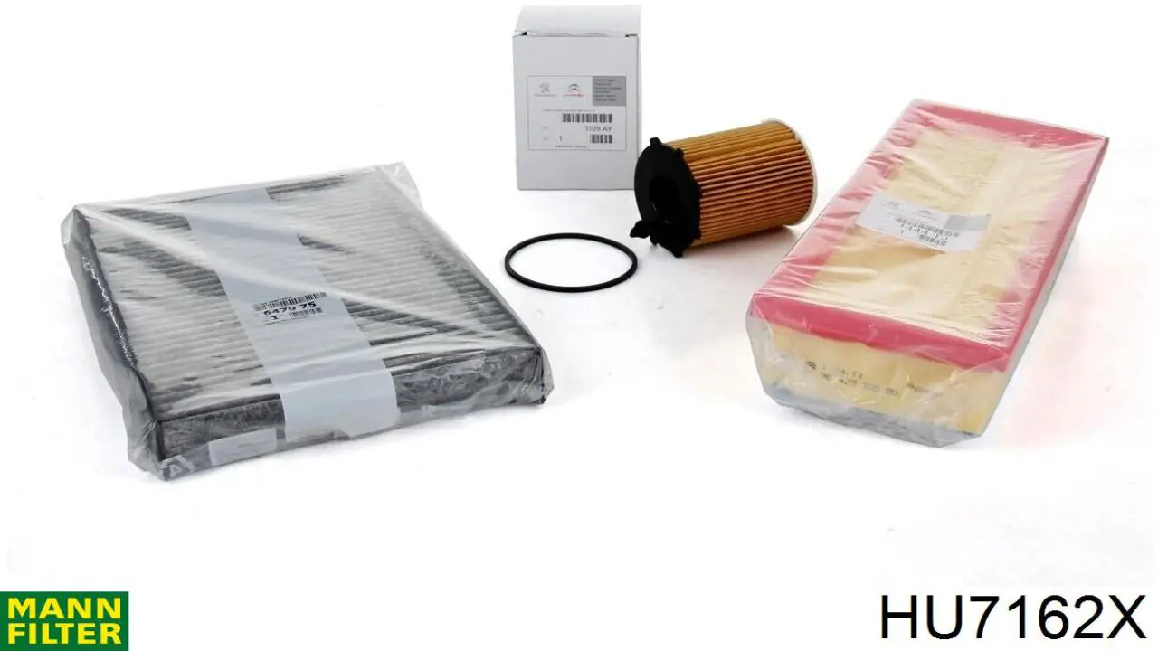 HU7162X Mann-Filter Масляный фильтр двигателя