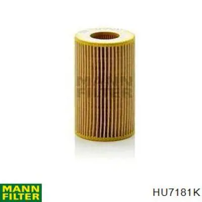 HU7181K Mann-Filter filtro de óleo