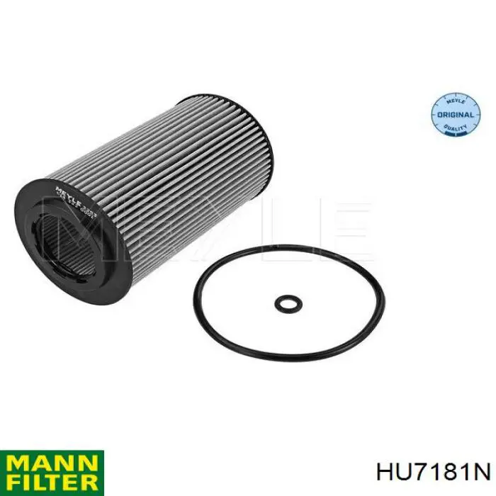 Filtro de aceite HU7181N Mann-Filter