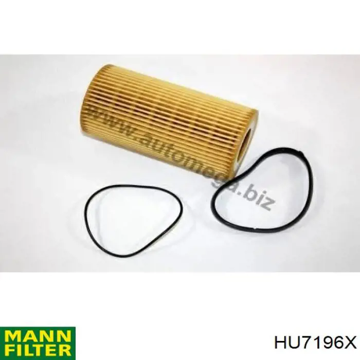 HU7196X Mann-Filter filtro de óleo