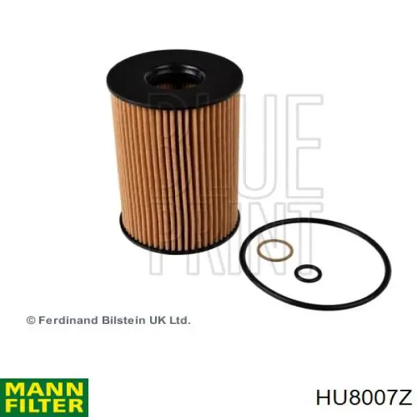 Filtro de aceite HU8007Z Mann-Filter