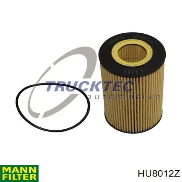 HU8012Z Mann-Filter filtro de óleo