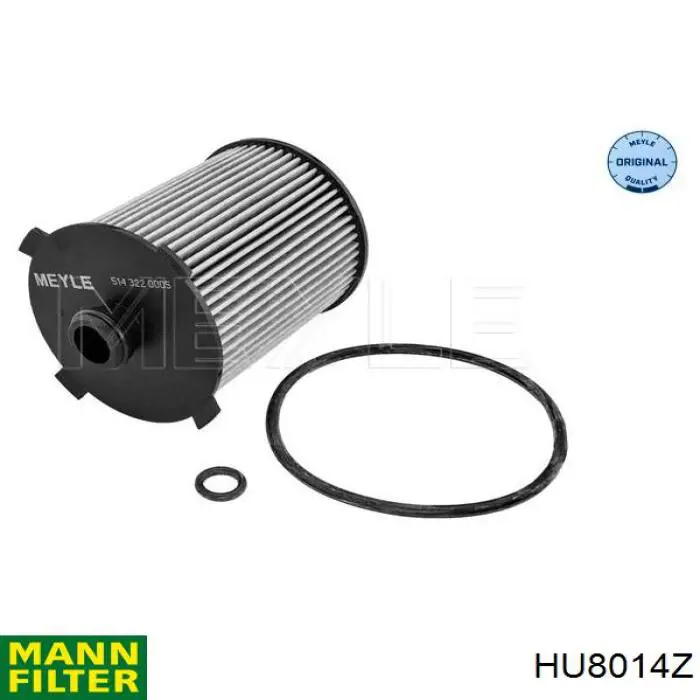 HU8014Z Mann-Filter filtro de óleo