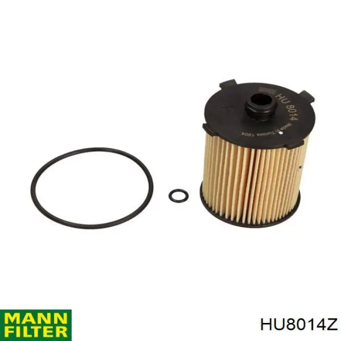 Filtro de aceite HU8014Z Mann-Filter