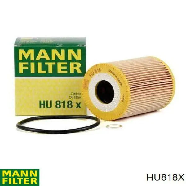 Filtro de aceite HU818X Mann-Filter